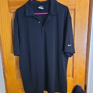 Nike Black Polo Shirt Athletic Performance